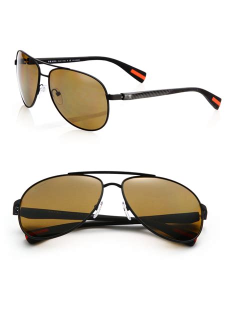 prada aviator sunglasses|Prada aviator sunglasses polarized.